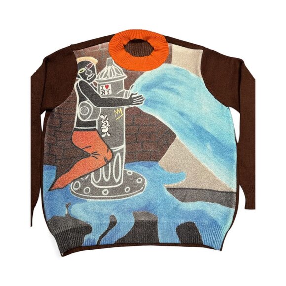 JOHNNY PUMP KNIT SWEATER SIZE M